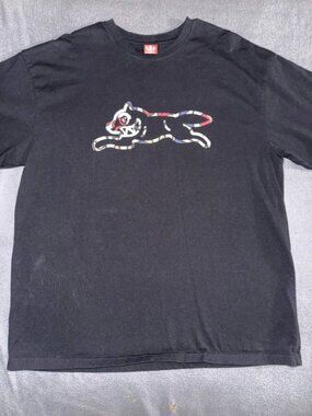 Ice Cream Men's Cones N Running Bones Short Sleeve Shirt Black Size XL